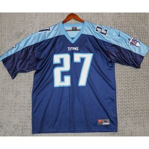 Nike Men's Vintage Eddie George Titans‎ Jersey Blue XL NFL Football